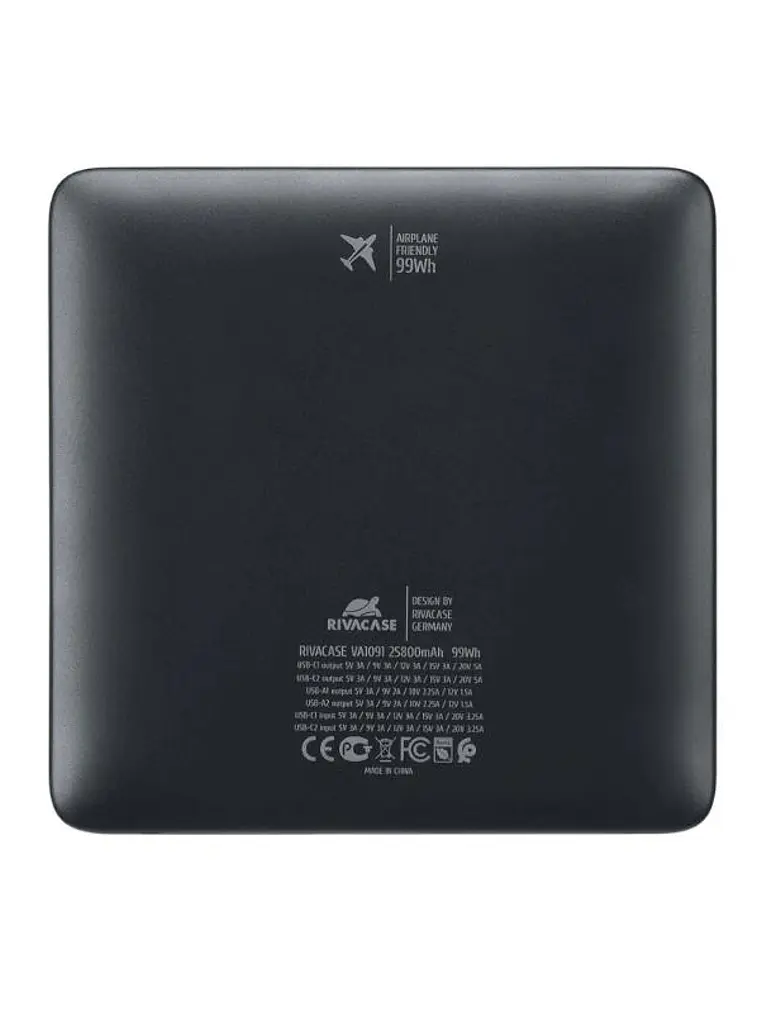 RIVACASE VA1091 powerbank 25800mAh Turbo PD 100W 4