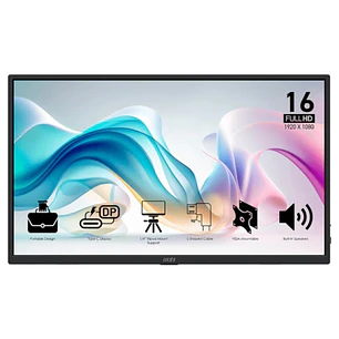 MSI MP165 E6 Monitor15.6