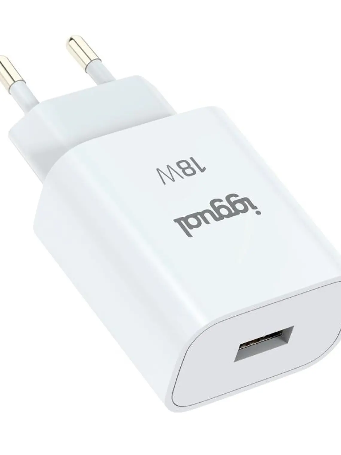 iggual Cargador 1xUSB-A carga rápida QC3.0 18W 1