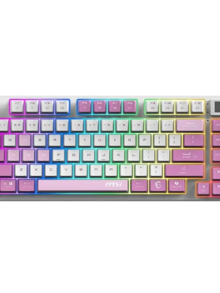 Msi Teclado FORGE GK600 TKL W VIOLET ES BT 1
