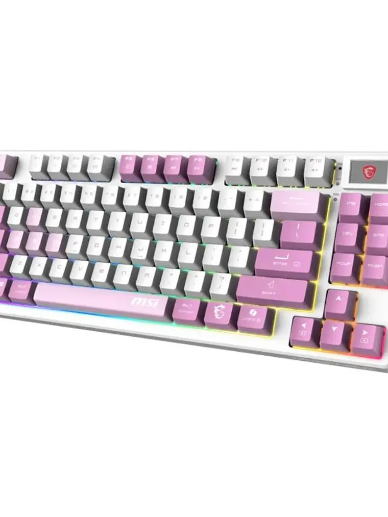 Msi Teclado FORGE GK600 TKL W VIOLET ES BT 3