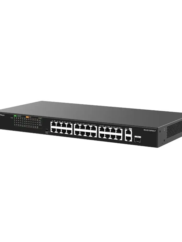 Reyee 24-Port 100Mbps + 1 Uplink Port 1000Mbps + 1 3
