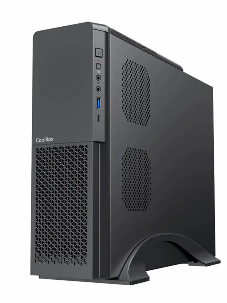 COOLBOX CAJA MATX T313 SLIM FTE.500GR-S 500W USB-C 2