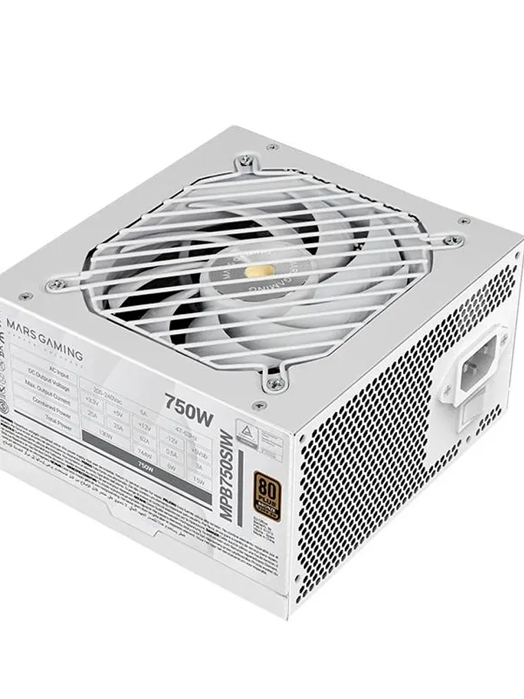 MARS GAMING PSU 750W,DC-DC & SMD TECH,7A GARANTÍA 1