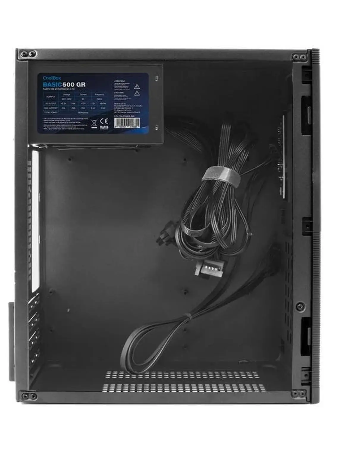 CoolBox Caja MATX M460 USB-C 3.2 GEN1 500W 3