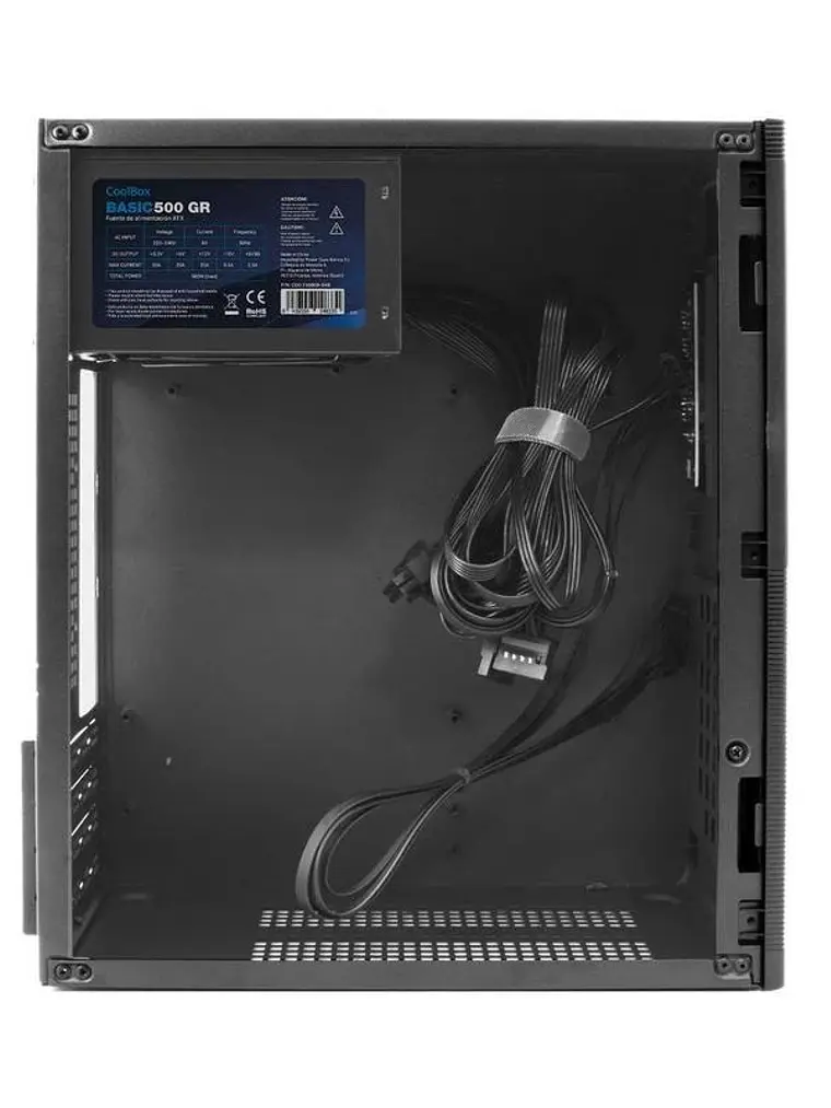 CoolBox Caja MATX M460 USB-C 3.2 GEN1 500W 3