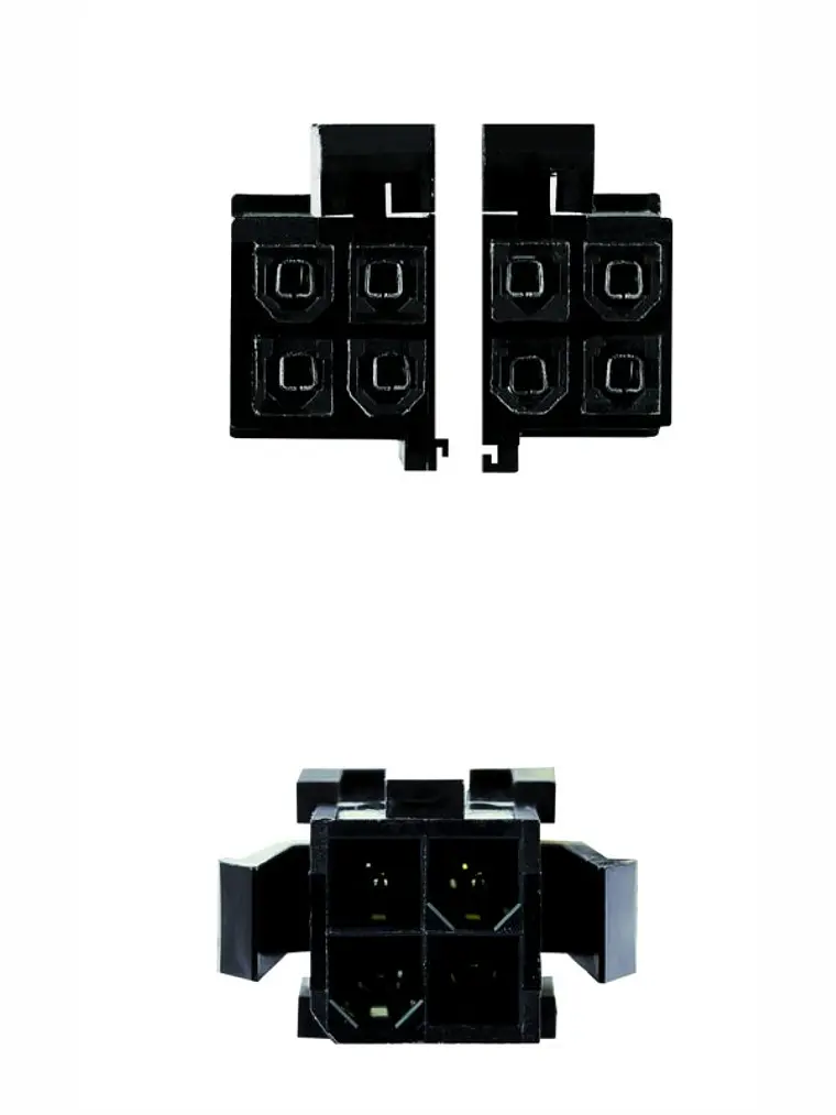 Nanocable Cable Alimentación 4PIN/H-4+4PIN/M, 15 c 2