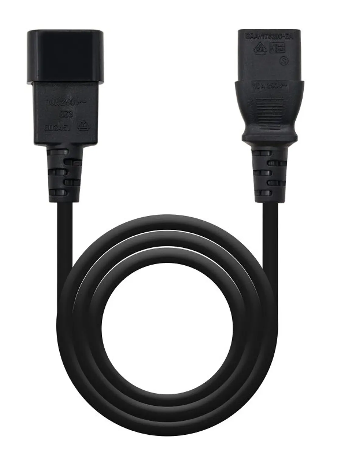 Nanocable Cable Alimentacion CPU, C13/H-C14/M, 3.M 1