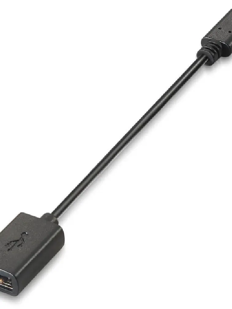 Nanocable Cable USB 2.0 3A, USB-C/M-A/F, 15cm 3