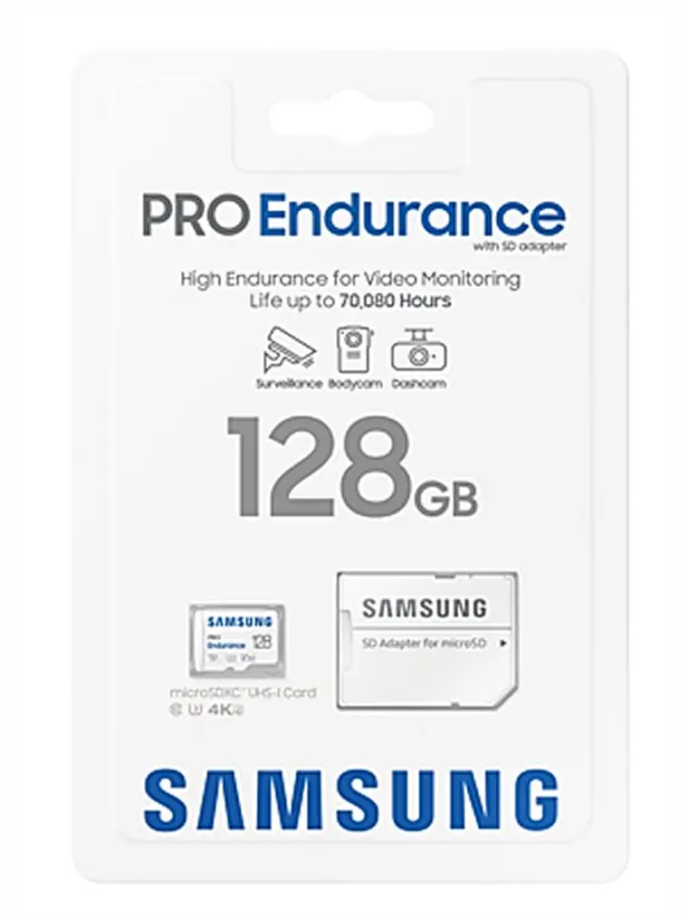 Samsung MicroSDHC Pro Endurance 128GB Clase 10 c/a 4