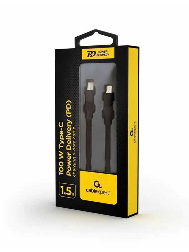 Gembird Cable carga y datos USB-C,PD 100 W, 1,5 m 2
