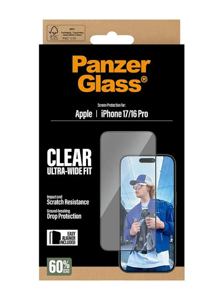 PanzerGlass Screen Protector iPhone 16Pro-17 4
