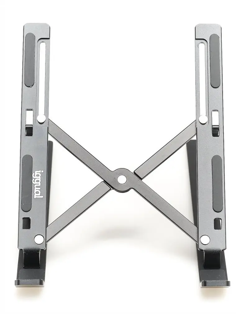 iggual Soporte elevador plegable portátil 17 negro 2