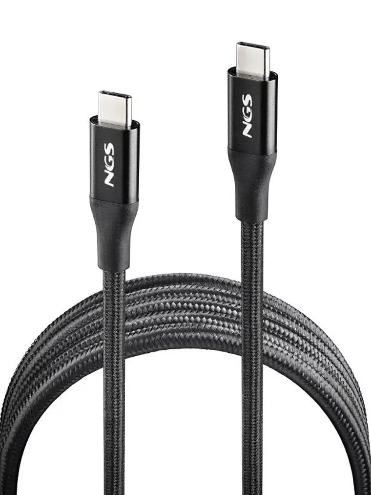 NGS Cable carga rapida USB C a USB C de 2 m 2