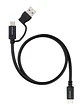 Nanocable Cable USB-C+USB-A/USB-C 3.2 GEN2 1 M - Miniatura 2