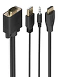 Aisens Cable Conversor SVGA y Audio a HDMI 2m - Miniatura 1