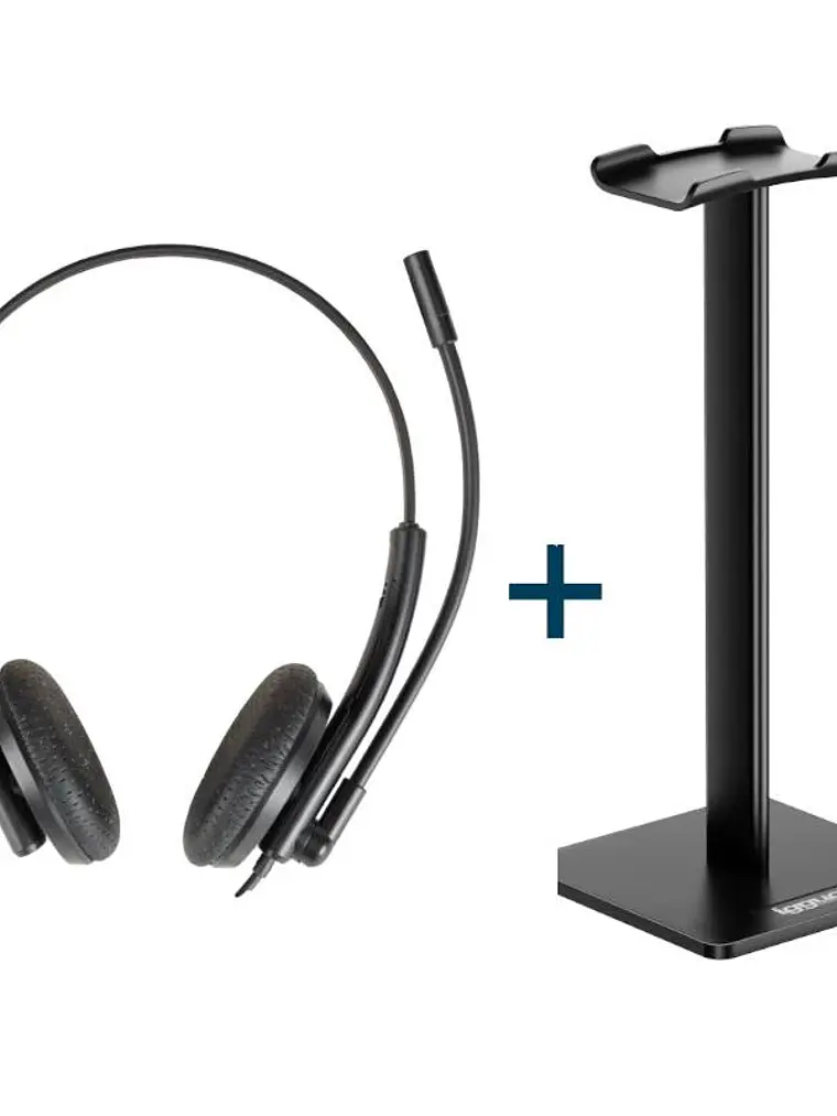 iggual Kit auriculares ENC3030 + soporte SA22 4