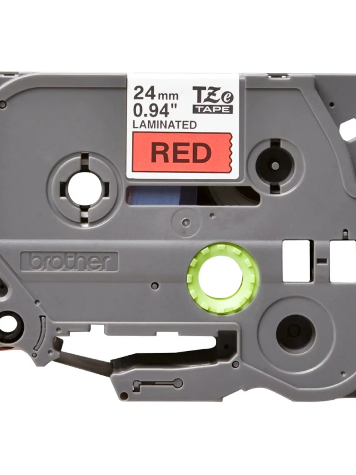 Brother TZe451 cinta laminada 24mm Negro/Rojo 8m 2