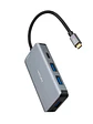 Nanocable Hub USB-C 3xUSB3.0+USB-C+USB-C PD 15cm - Miniatura 1