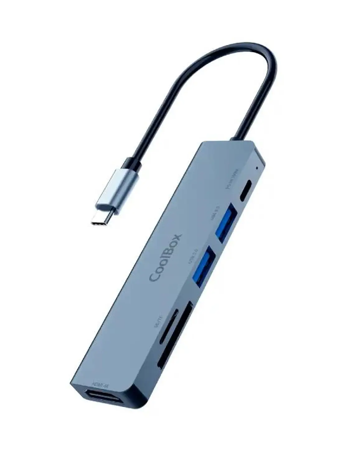 Coolbox MINIDOCK C61 USB-C PD/2USB-A/SD/MSD/HDMI4K 1