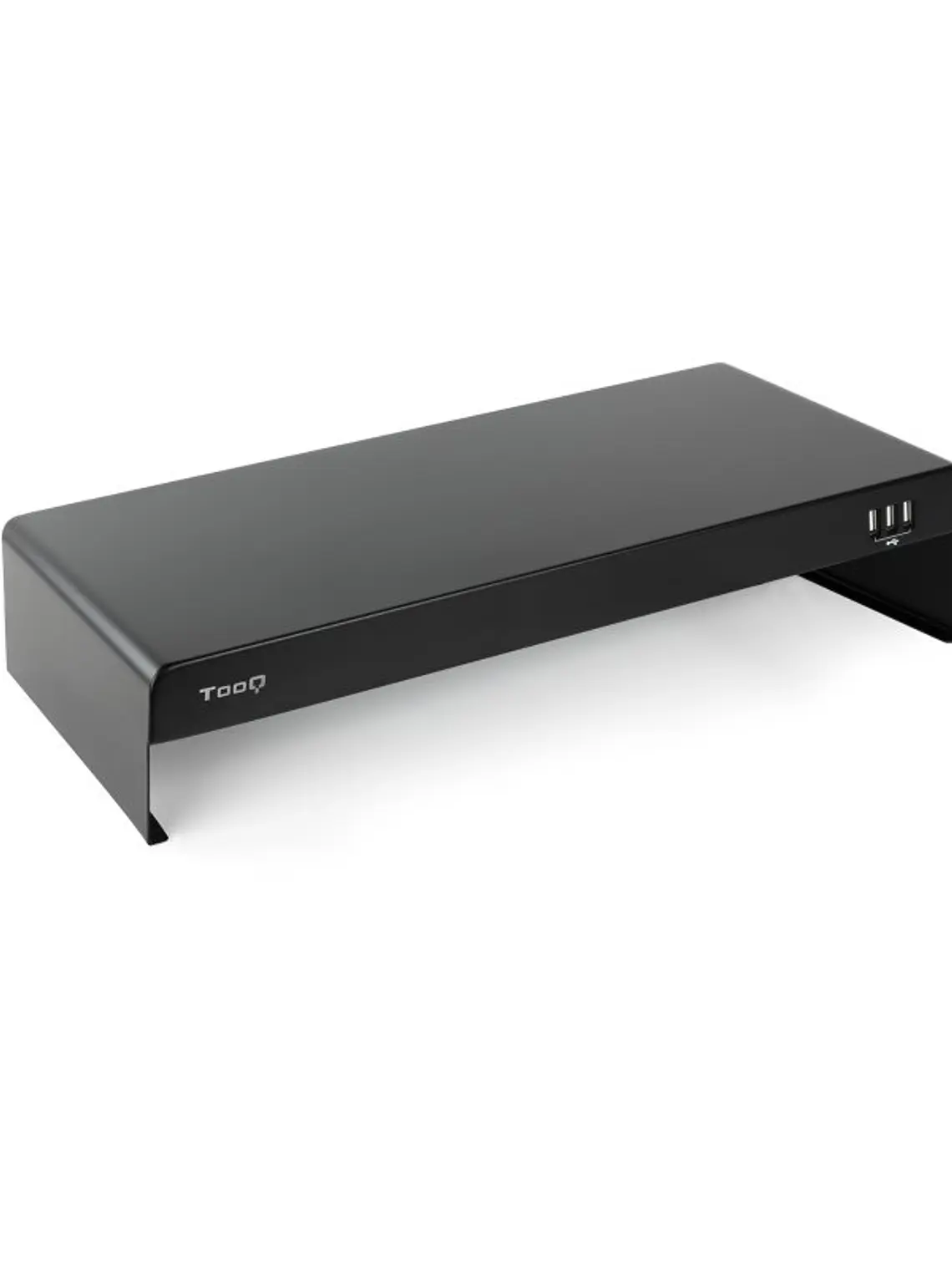 Tooq Soporte elevador monitor/portátil 3xUSB negro 1