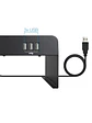 Tooq Soporte elevador monitor/portátil 3xUSB negro - Miniatura 3