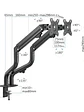 iggual SPMP02 Soporte pinza 2 monitores 17