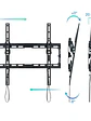 Tooq Soporte pared LP1071T-B incl pantallas 32-70