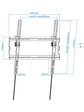 Tooq Soporte pared LP1071T-B incl pantallas 32-70