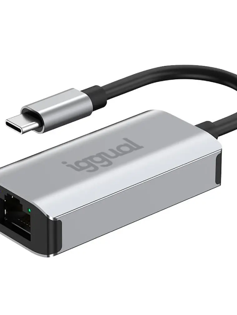 iggual Adaptador tipo C a RJ45 Gigabit 1000Mbps 1