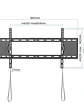 iggual SPTV86 Soporte TV pared Fijo 43