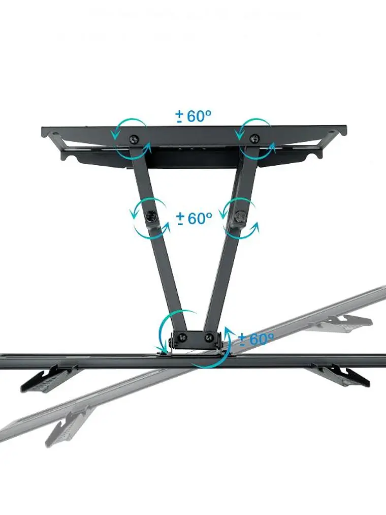 Tooq  LP7866TN-B Soporte pared pantallas 37