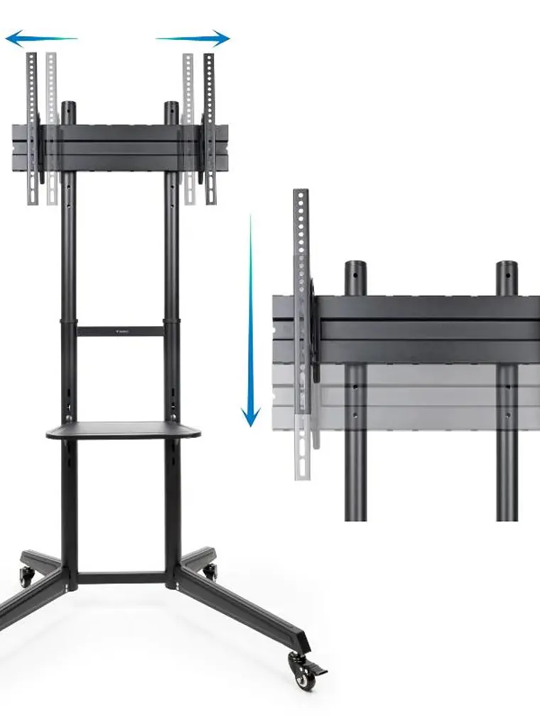 Tooq FS1170M-B Soporte suelo ruedas Ramsés 37