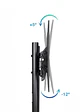 Tooq FS1170M-B Soporte suelo ruedas Ramsés 37