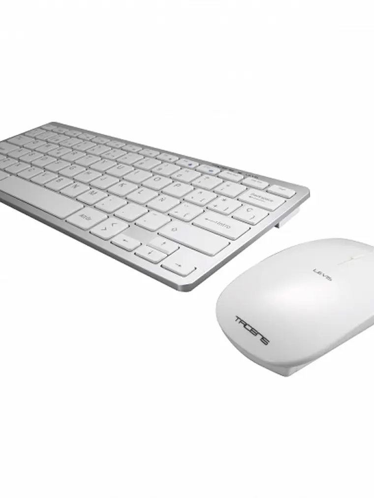 Tacens Levis Teclado+Ratón Inalámbrico Blanco Ultr 1