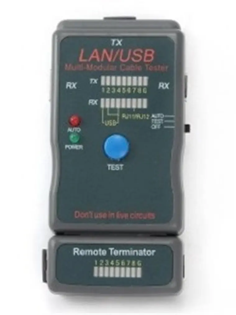 Gembird Comprobador de Cable RJ45-RJ11 1