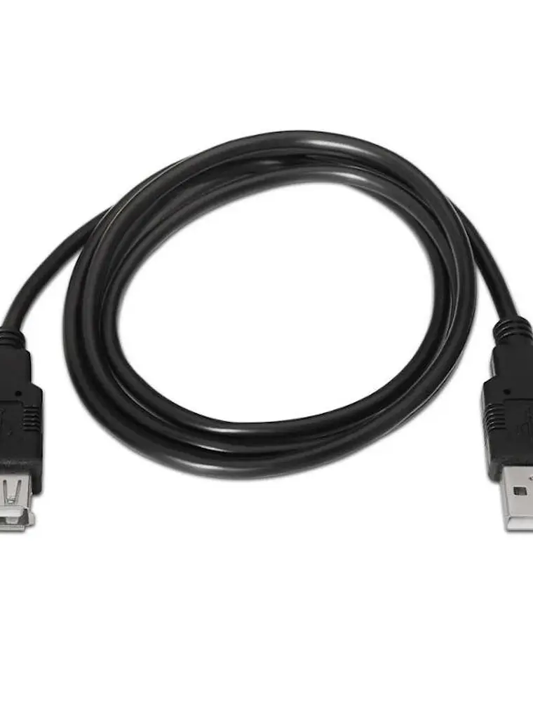Aisens Cable USB 2.0 tipo A/M-A/H negro 3.0m 1