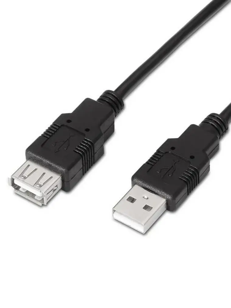 Aisens Cable USB 2.0 tipo A/M-A/H negro 3.0m 2