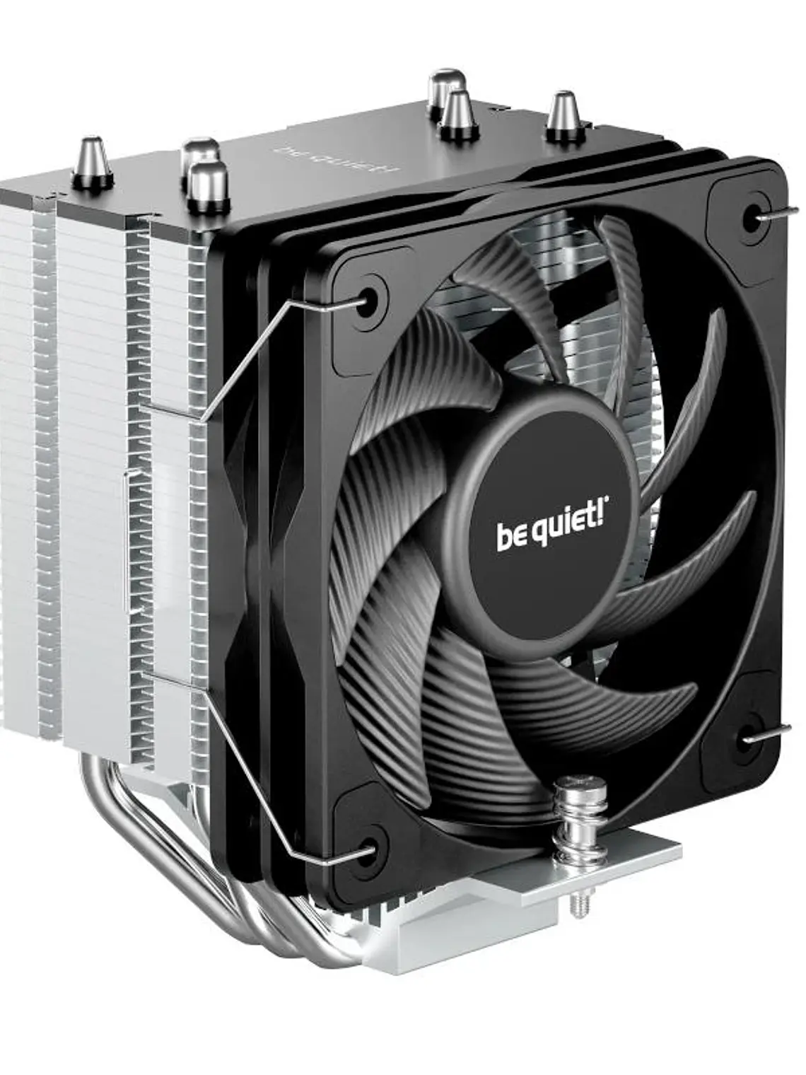 be quiet! Ventilador Pure Rock Slim 3 10 cm Plata 2