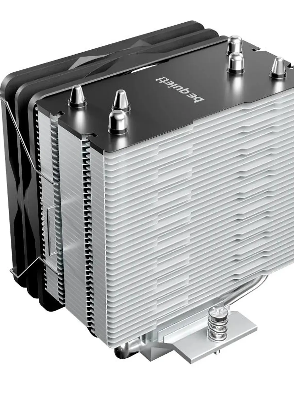 be quiet! Ventilador Pure Rock Slim 3 10 cm Plata 3