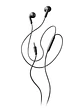 NGS Auricular Negro Estéreo Cable JACK 3.5 Mm - Miniatura 1