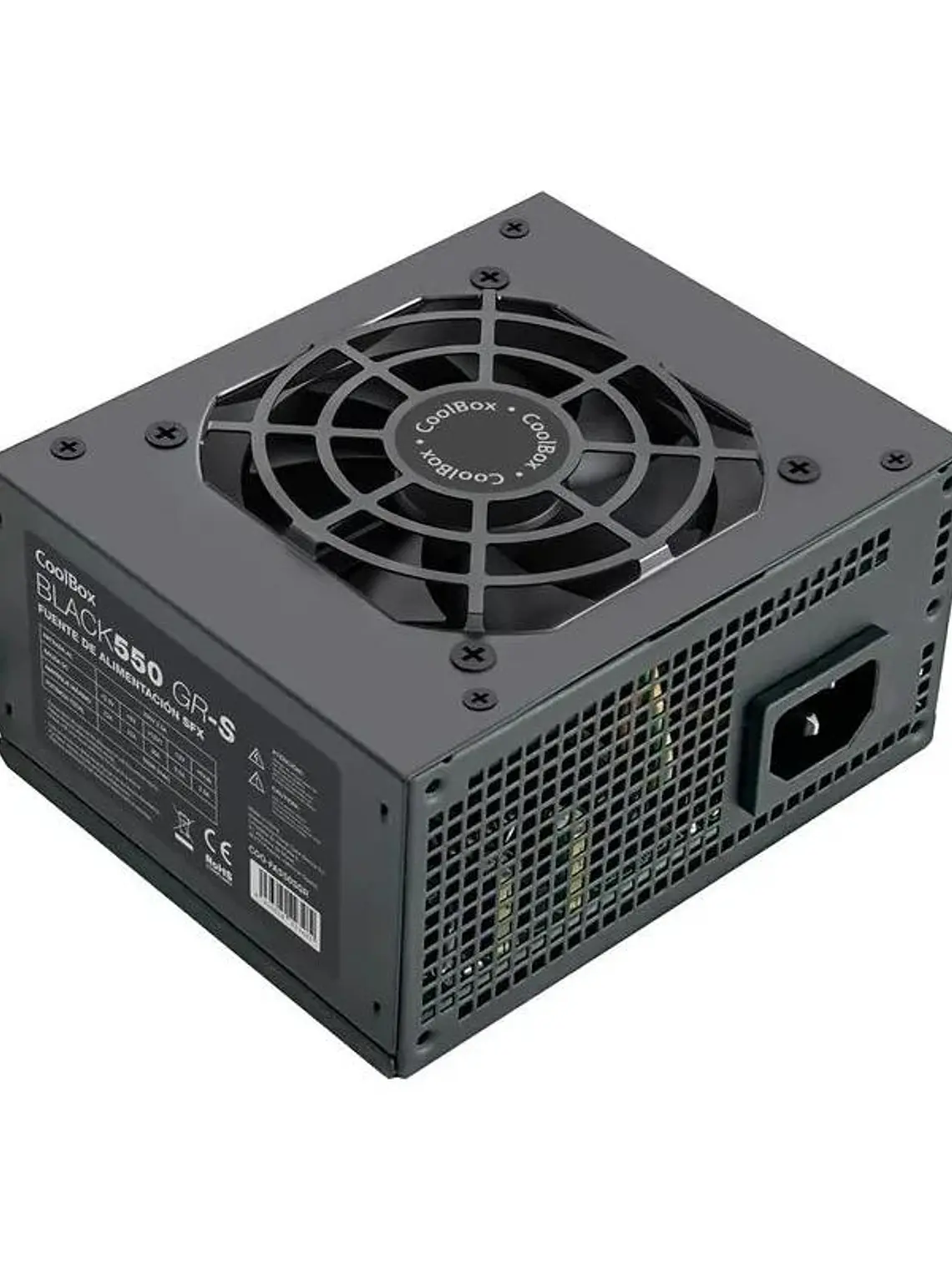 CoolBox Fuente Alim. SFX BLACK550 GR-S 550W Negra 1
