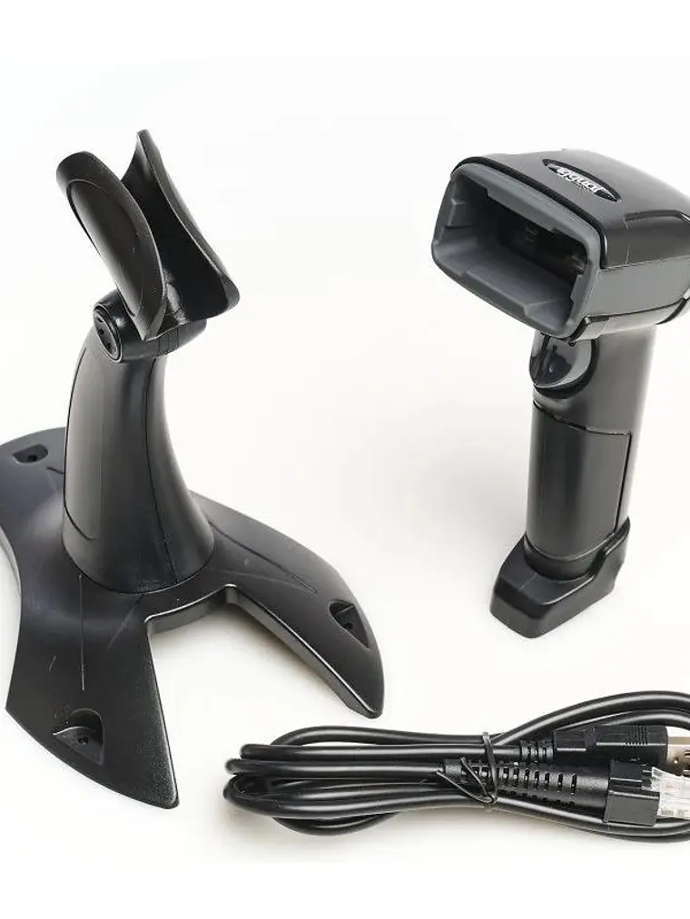 iggual Lector código barras 2D USB con soporte 4