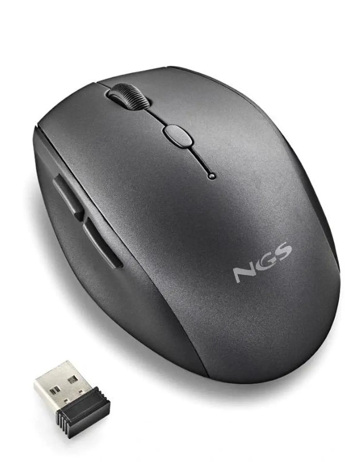 NGS RATON INALAMBRICO CON TECLAS SILENCIOSAS NEGRO 3