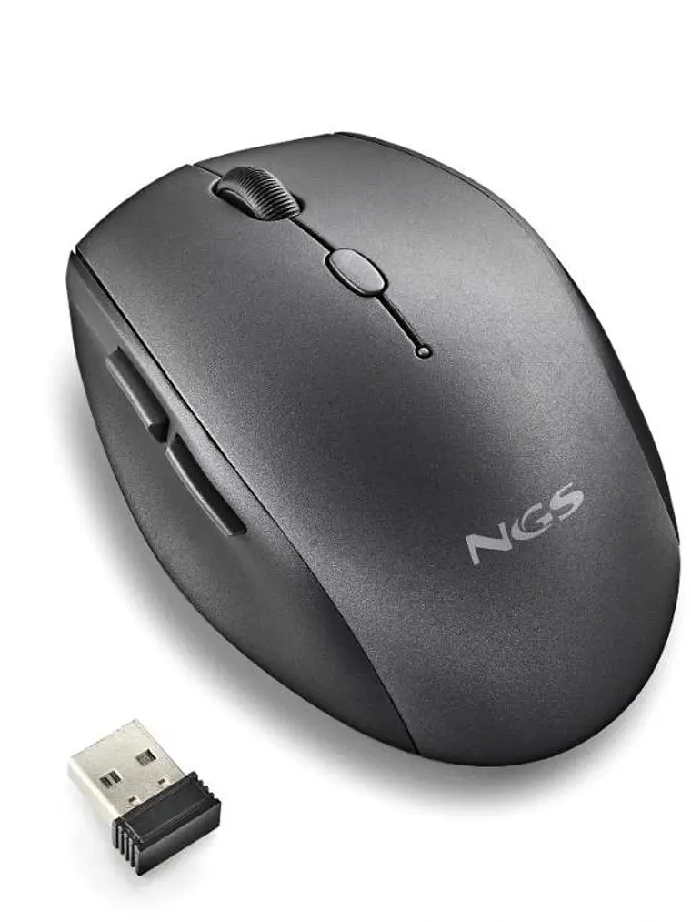 NGS RATON INALAMBRICO CON TECLAS SILENCIOSAS NEGRO 3