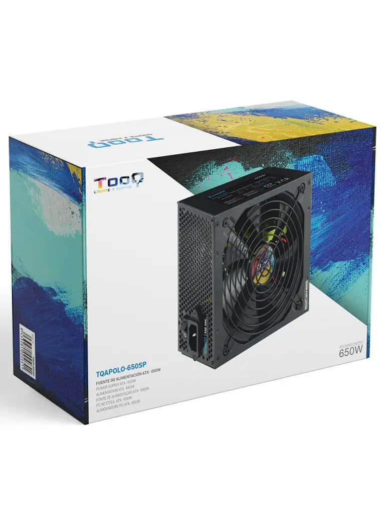 Tooq Fuente Alimentación TQAPOLO-650SP 650W 4