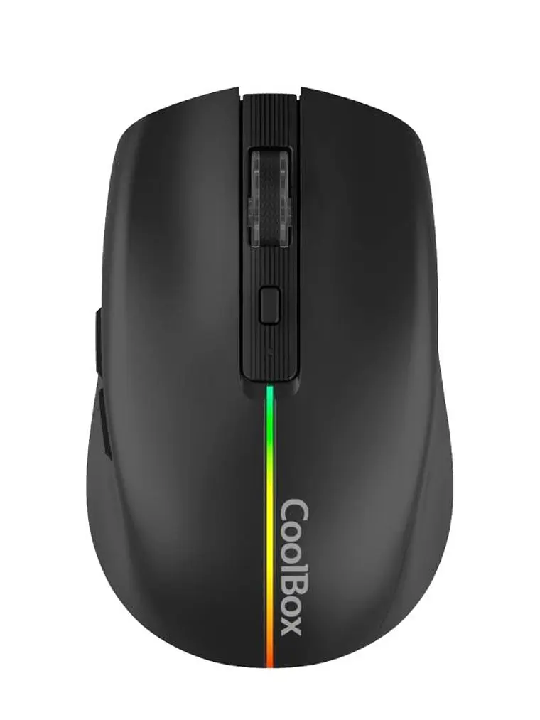 Coolbox Gaming Ratón  W01 1600DPI Inalámbrico Negr 1