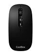 Coolbox Ratón W02-IA Inalámbrico RF+BT Negro - Miniatura 1