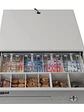iggual Cajón portamonedas IRON-10W 38cm 4+6 blanco - Miniatura 1