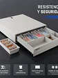 iggual Cajón portamonedas IRON-10W 38cm 4+6 blanco - Miniatura 3